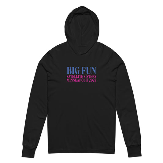 Big Fun Weekend Minneapolis hooded long-sleeve tee