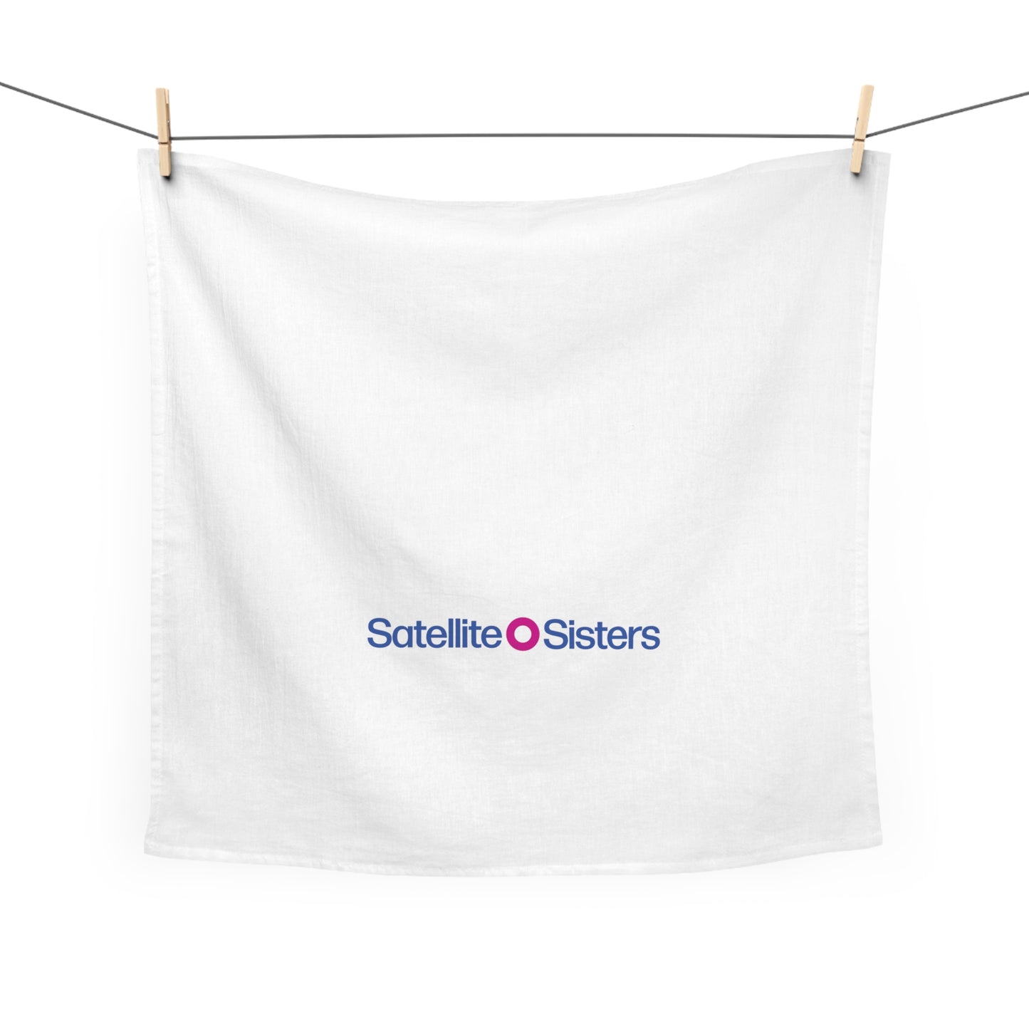 Satellite Sisters Logo Tea Towel