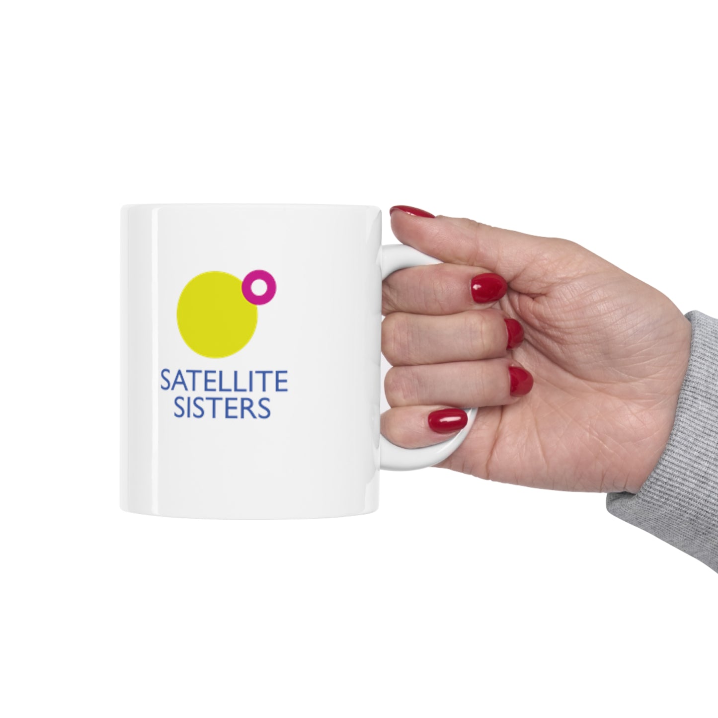 Satellite Sisters Logo Mug