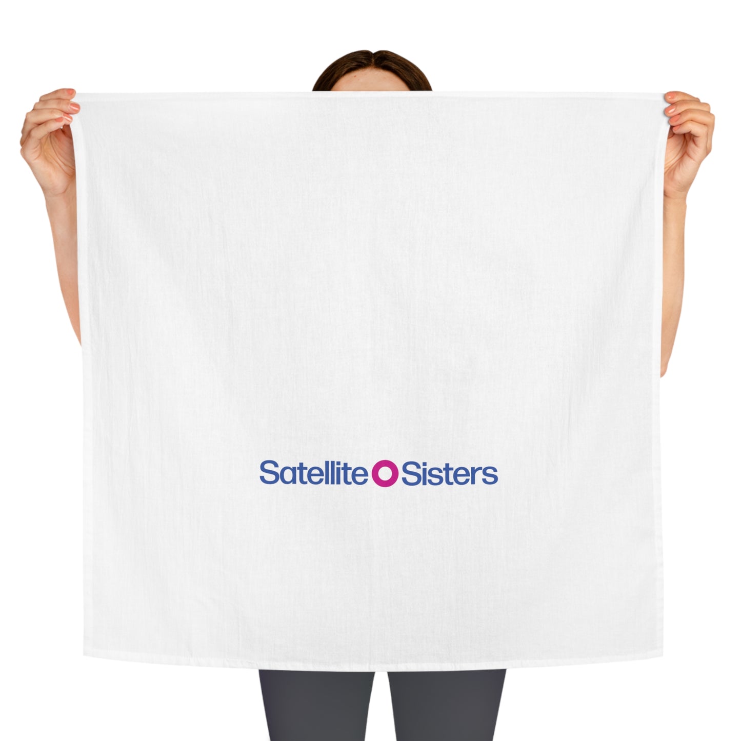 Satellite Sisters Logo Tea Towel