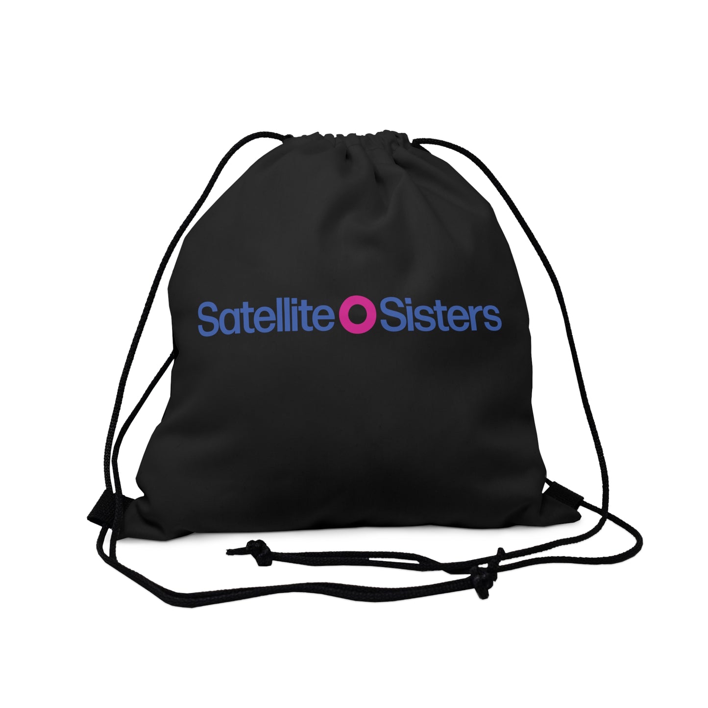 Satellite Sisters Logo Drawstring Bag