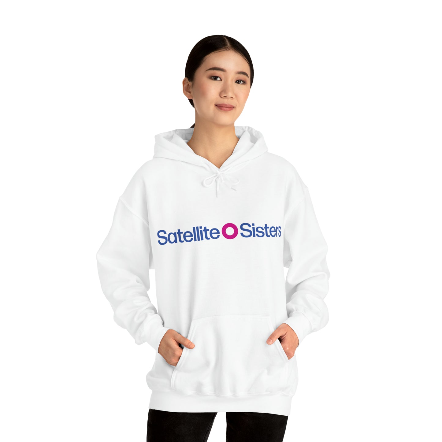 Satellite Sisters Logo Unisex Heavy Blend™ Hooded Sweatshirt