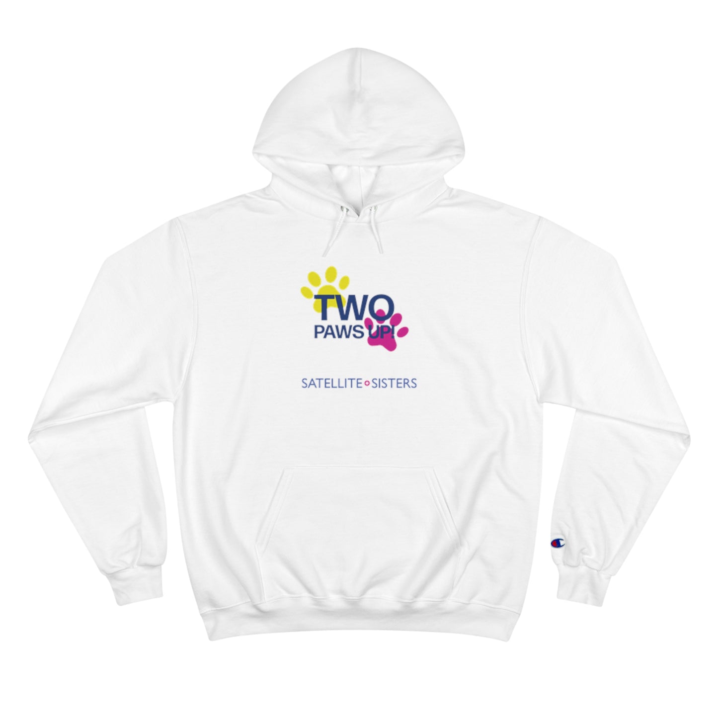 Two Paws Up Dog Walking Hoodie