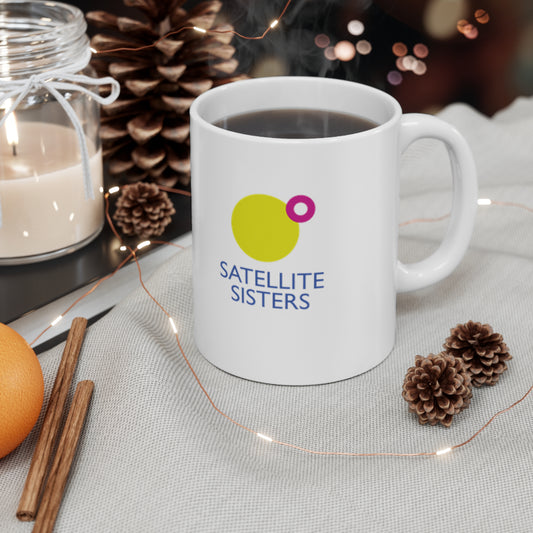 Satellite Sisters Logo Mug