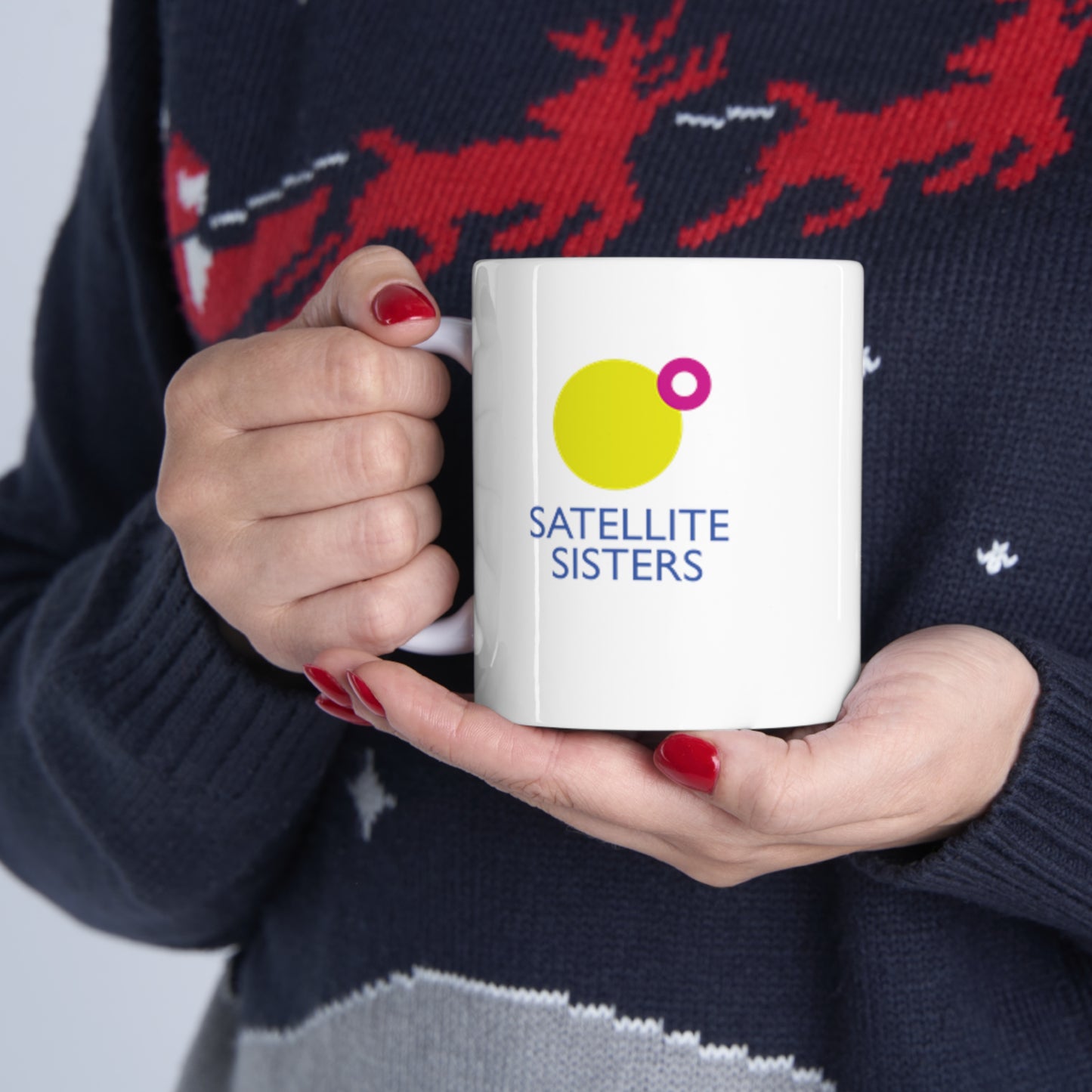 Satellite Sisters Logo Mug