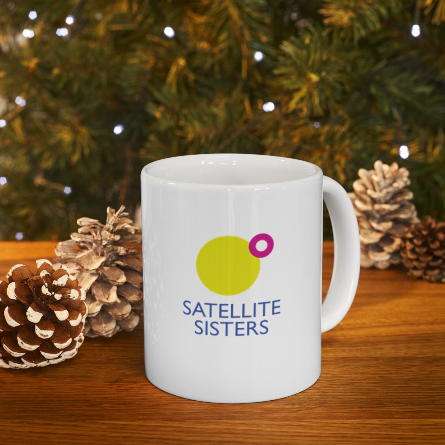 Satellite Sisters Logo Mug