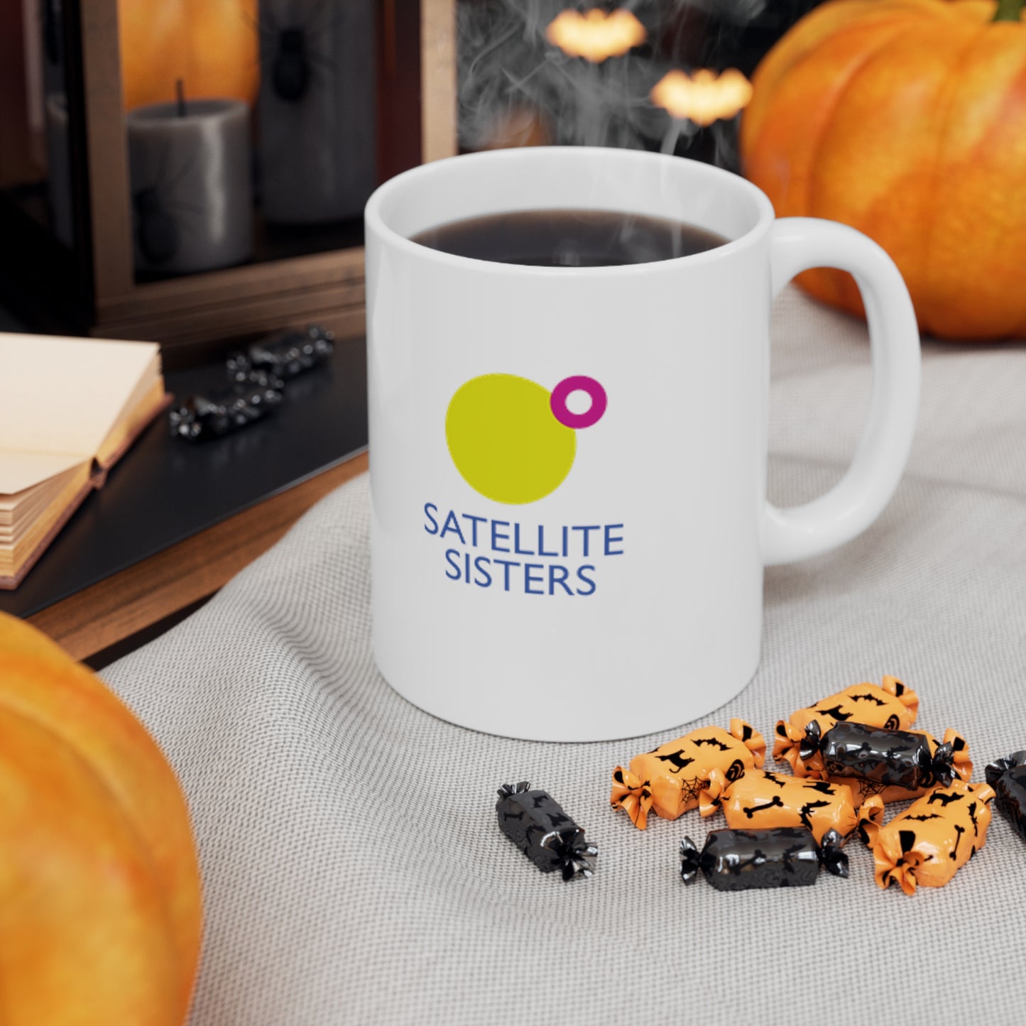 Satellite Sisters Logo Mug