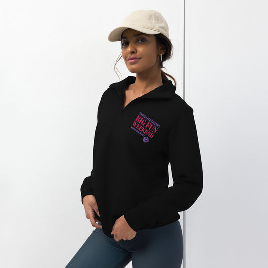 Embroidered Big Fun Weekend Event Logo on Fleece Pullover