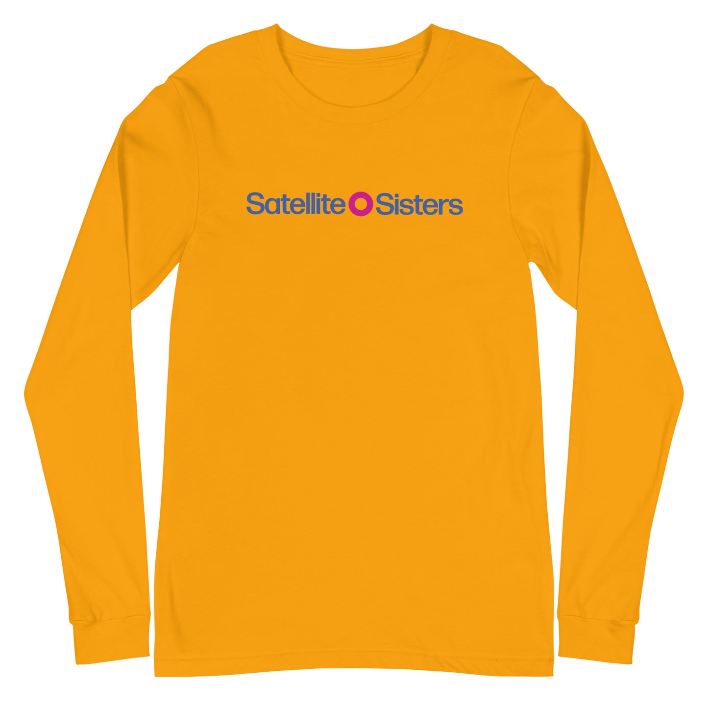 Unisex Long Sleeve Tee Satellite Sisters Logo + Big Fun Weekend Logo