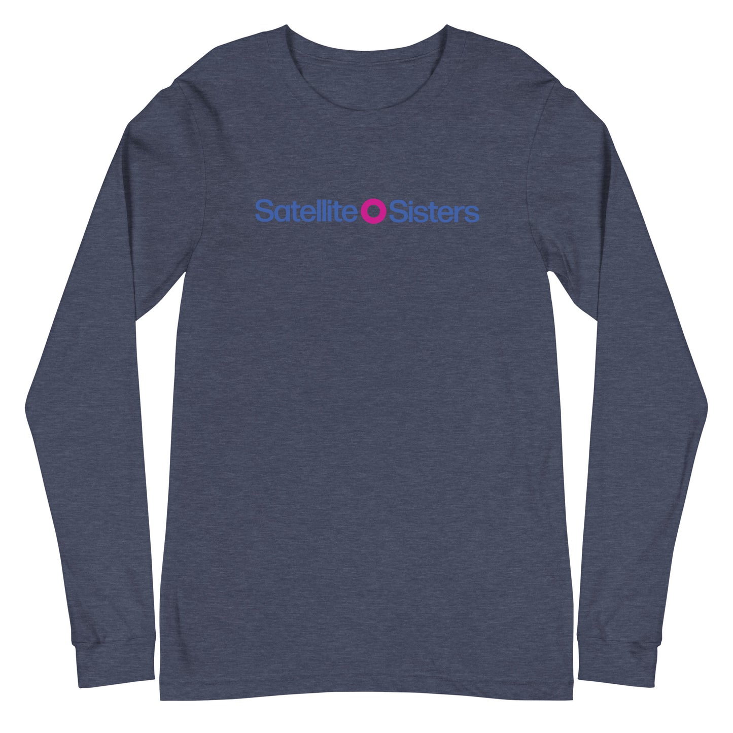 Unisex Long Sleeve Tee Satellite Sisters Logo + Big Fun Weekend Logo