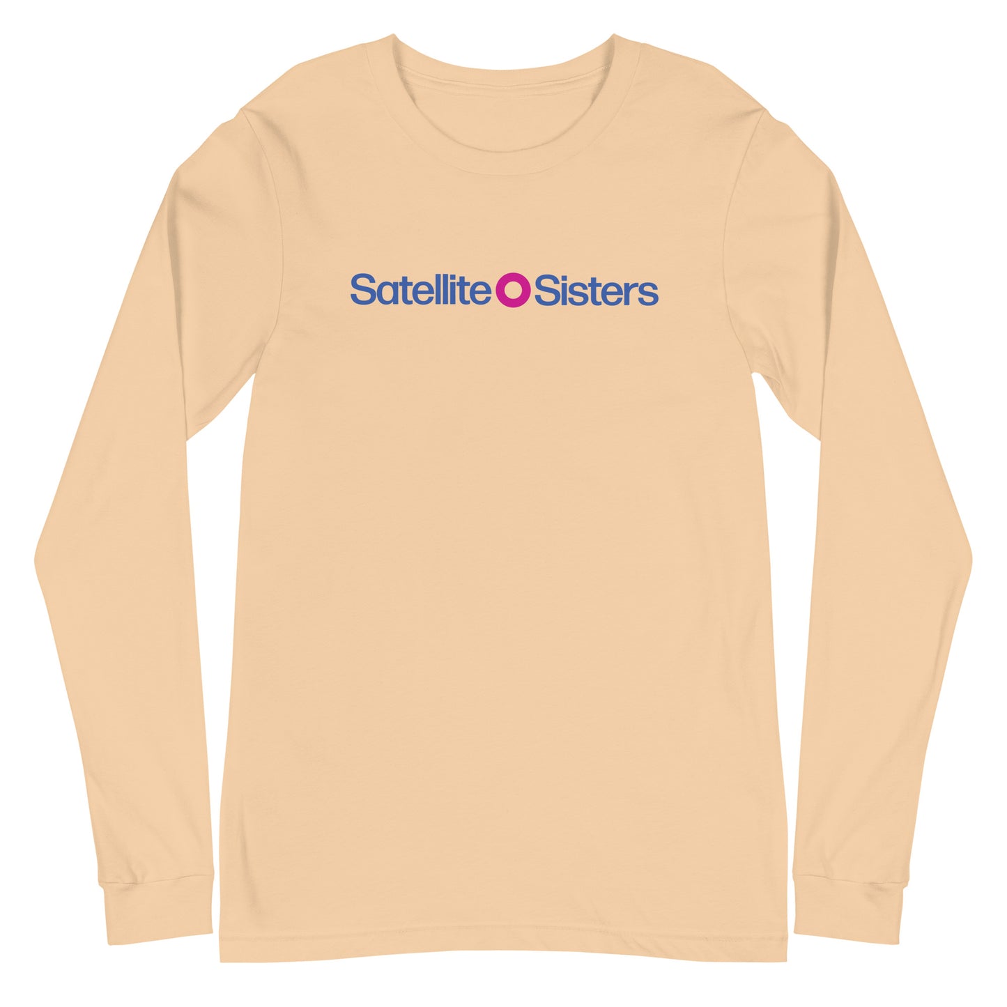 Unisex Long Sleeve Tee Satellite Sisters Logo + Big Fun Weekend Logo